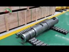 65-132 conical twin screw and barrel for PE WPC